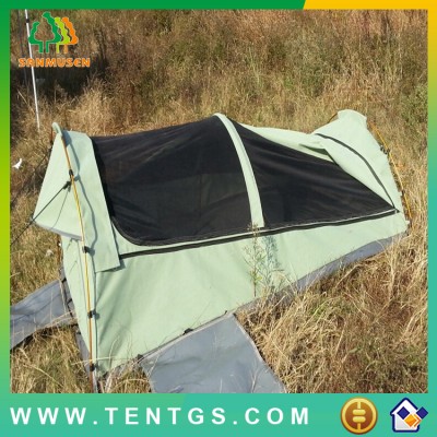 new camping equipement waterproof canvas swag tent