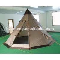 outdoor 10 person family teepee camping tent 12x12 ft